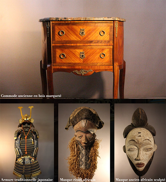 Projet digital antiquaire – photographie produit